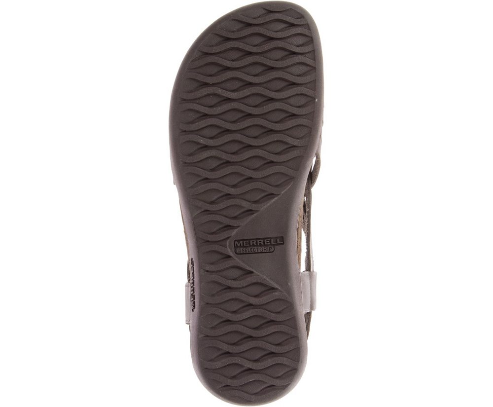 Sandálias Senhora - Merrell District Mahana Backstrap - Cinzentas - HYR152780